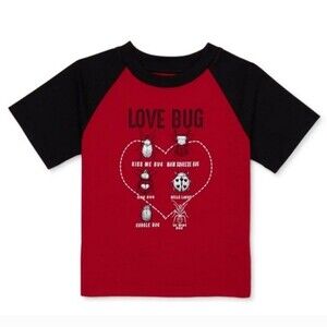 Valentine's Day Toddler Short sleeve Tee 18m